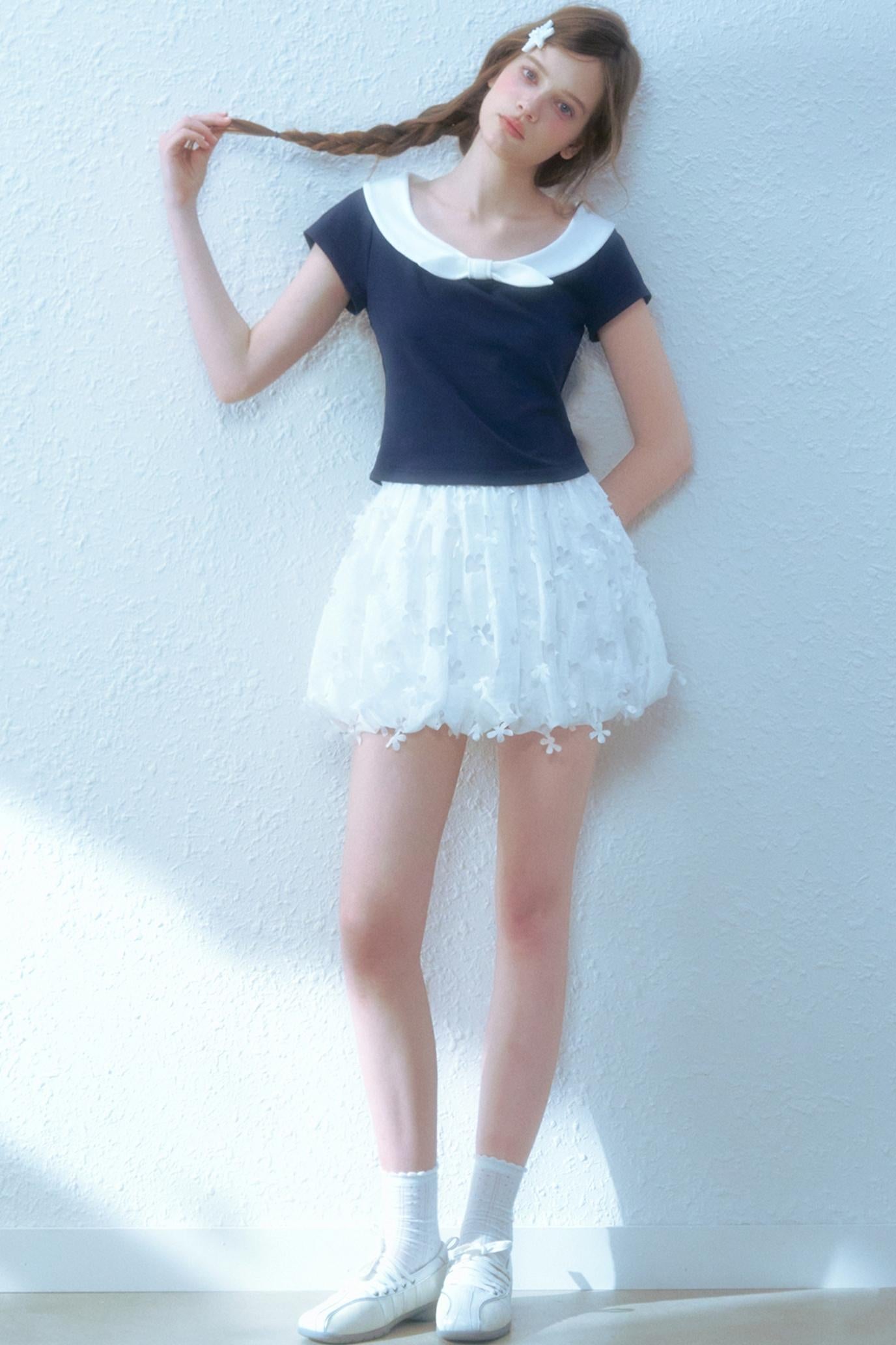 Summer Flower Pod Pants Skirt