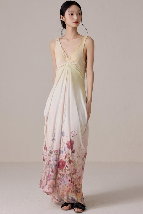 Moonlit Jacquard Dress