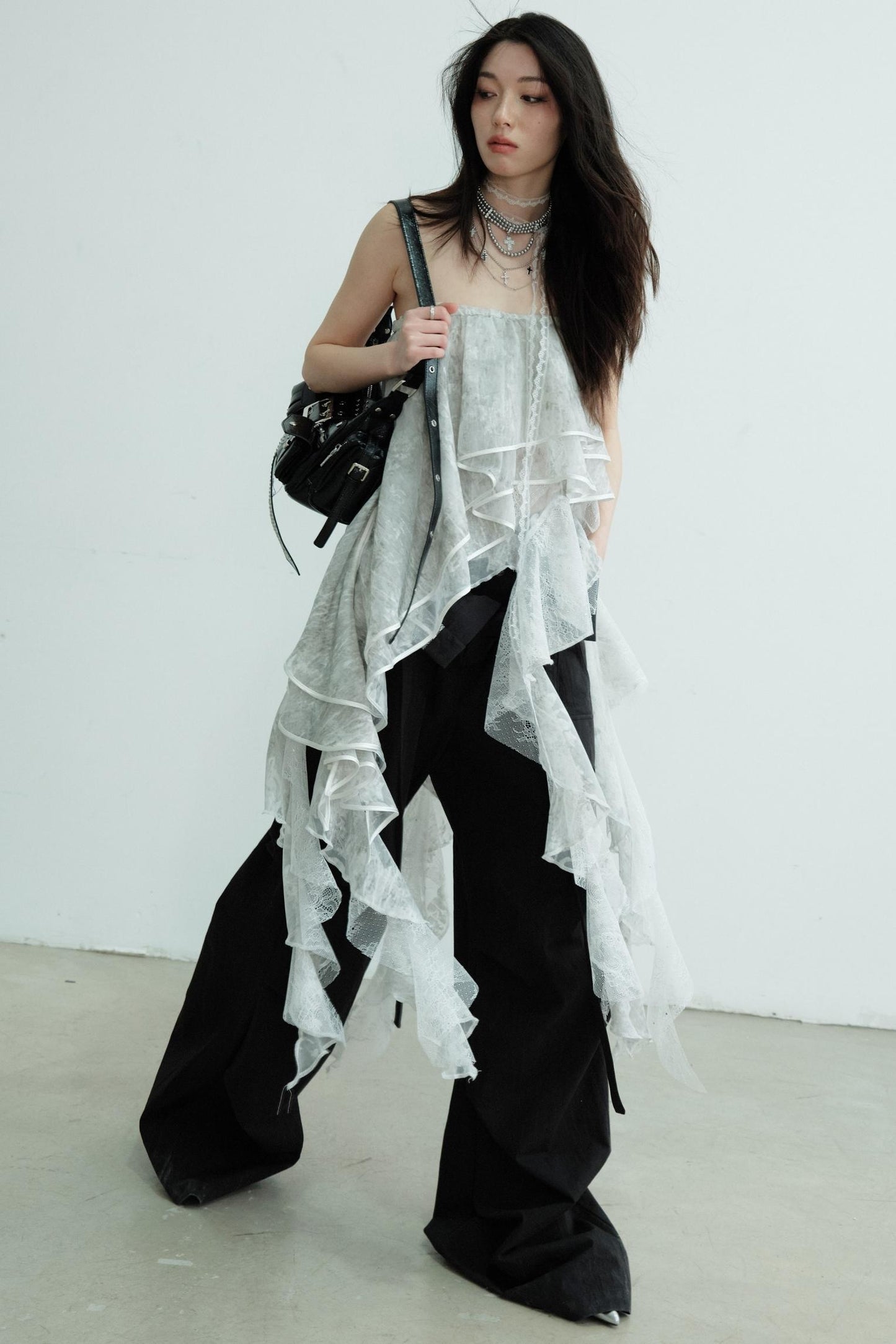 Romantic Tulle Bustier Top