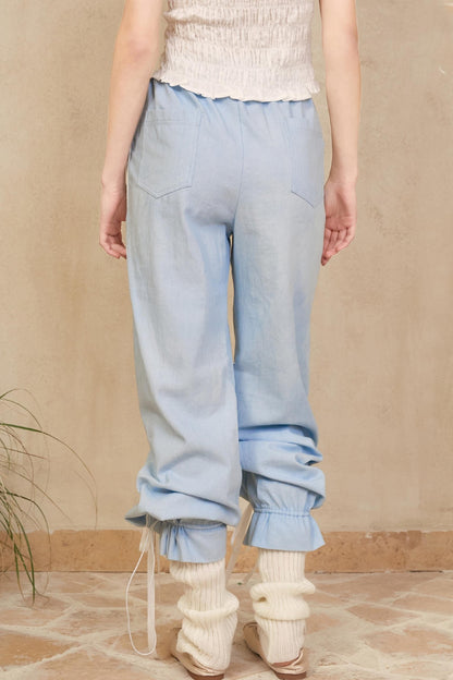 Denim Ballet Trousers