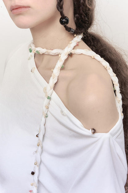 Irregular Gemstone Waist Chain