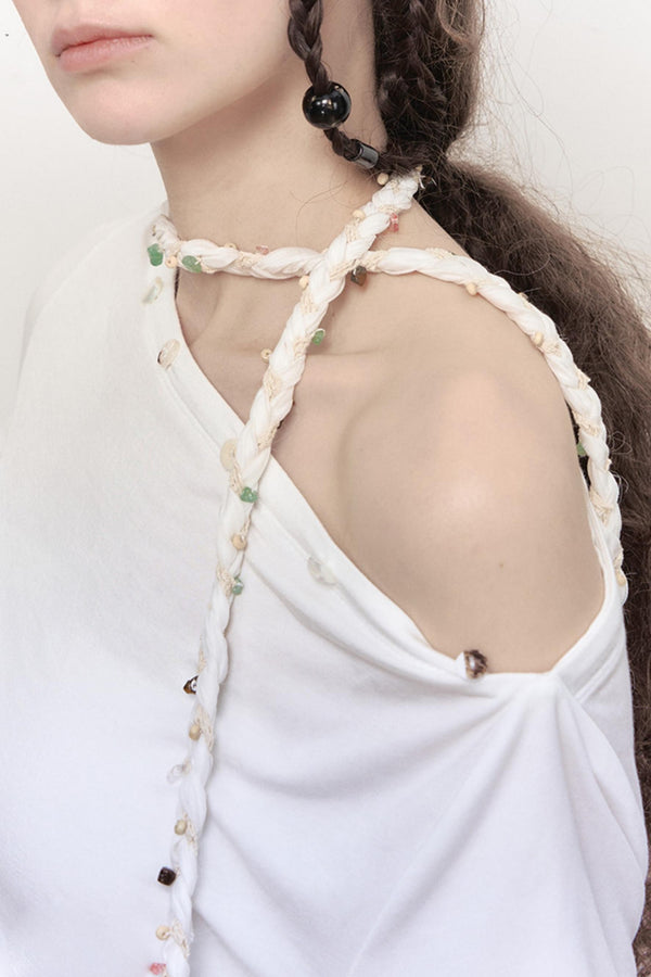 Irregular Gemstone Waist Chain