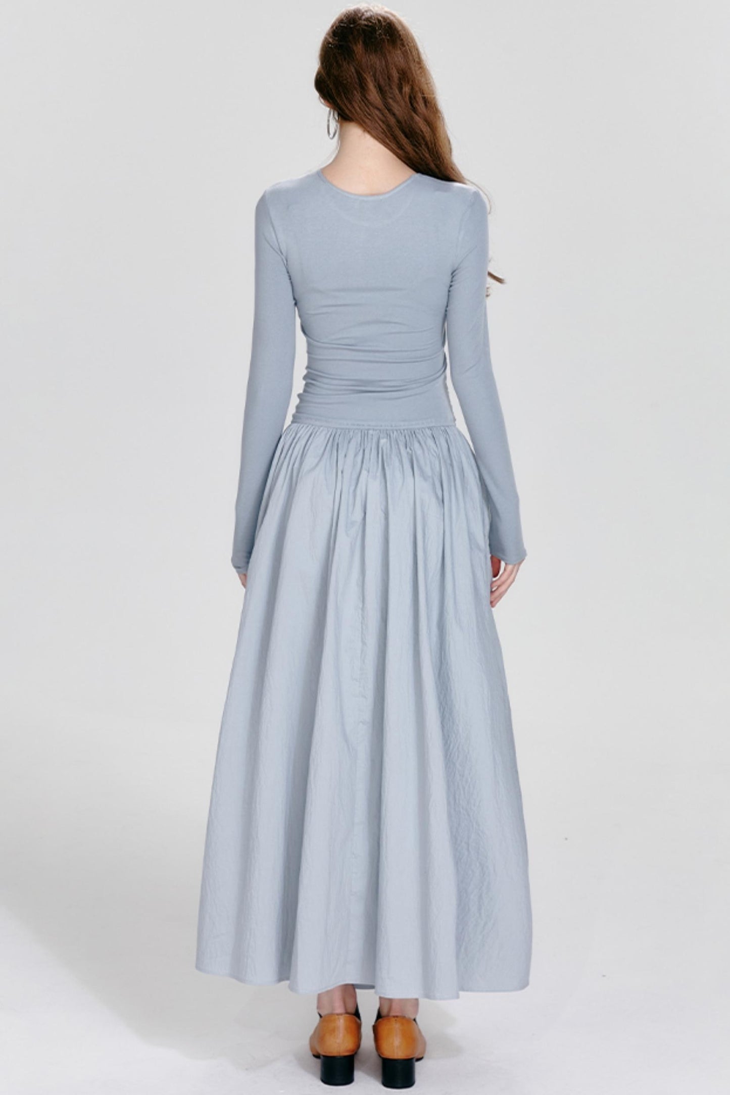 Premium Irregular Drawstring Dress