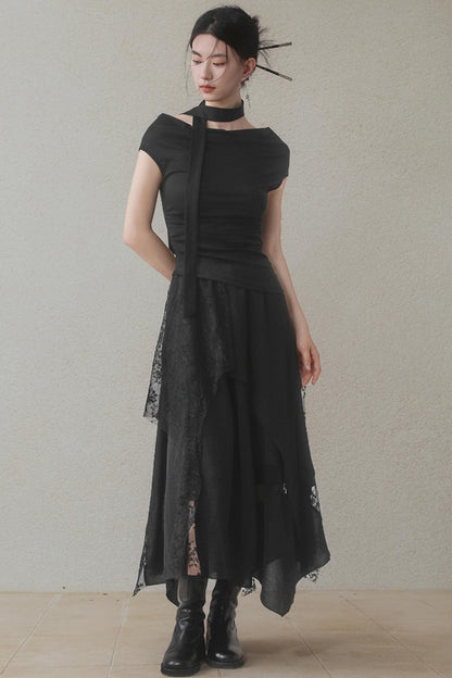 Flutter Drawstring T-Shirt