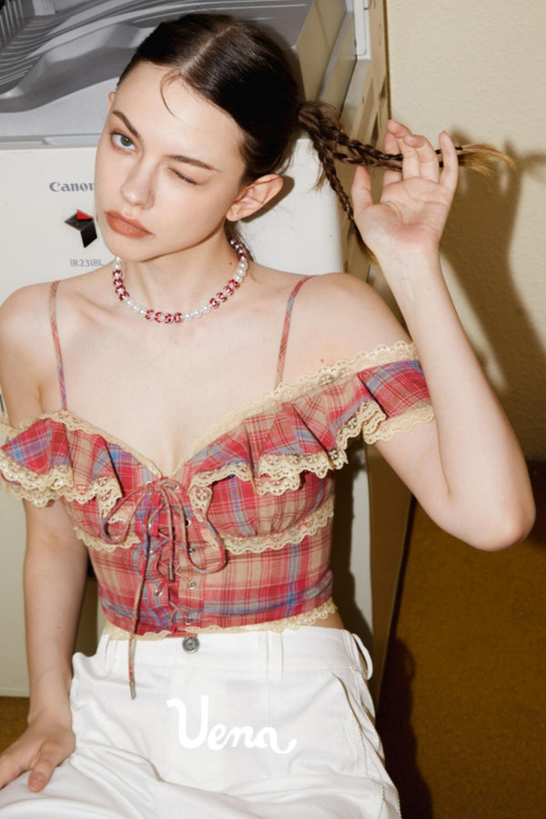 Vintage Plaid Camisole