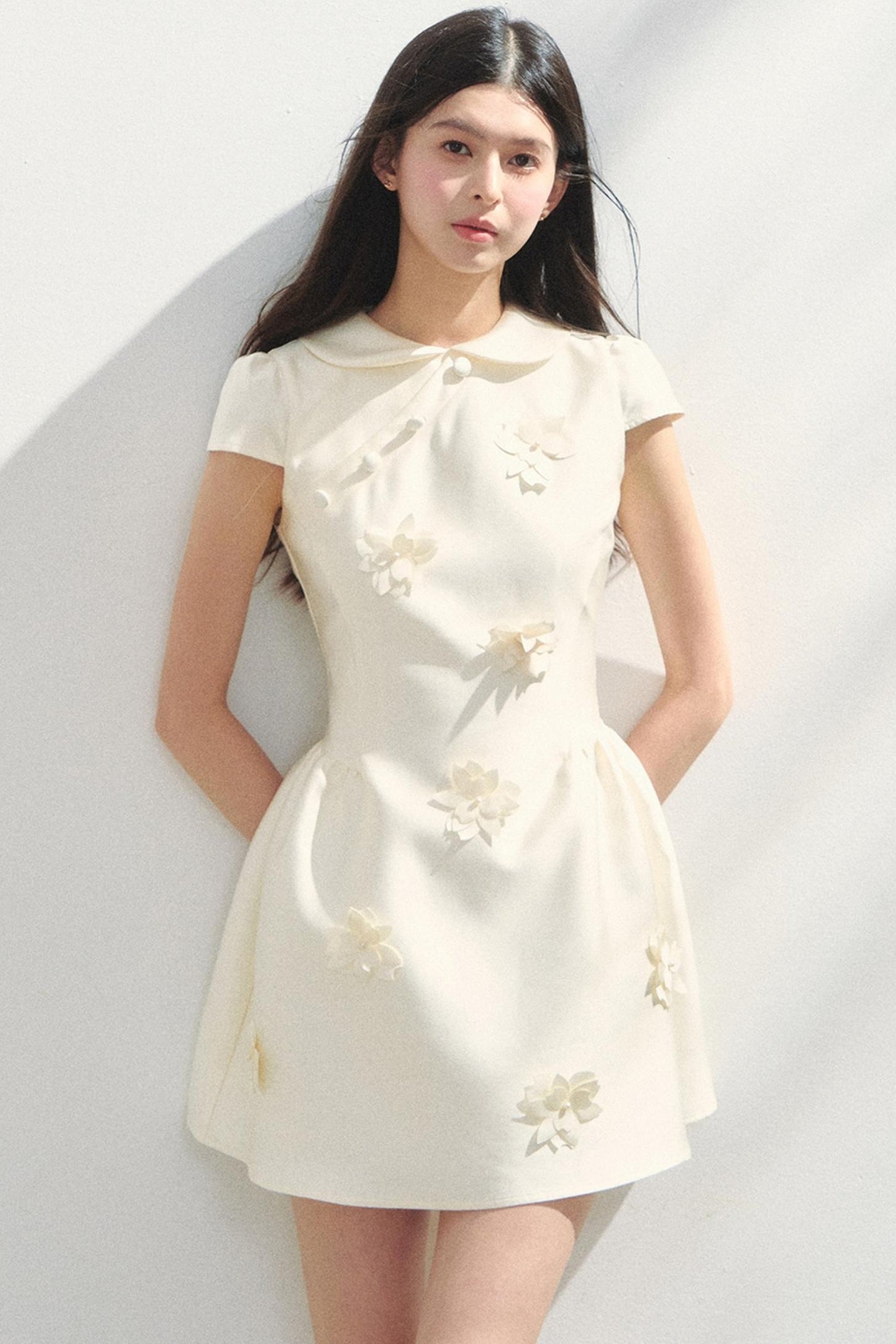 Floral Maiden Poncho Dress