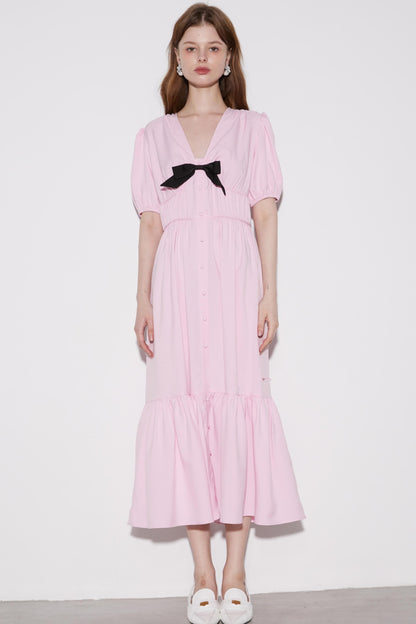 Bow Hem Summer Dress
