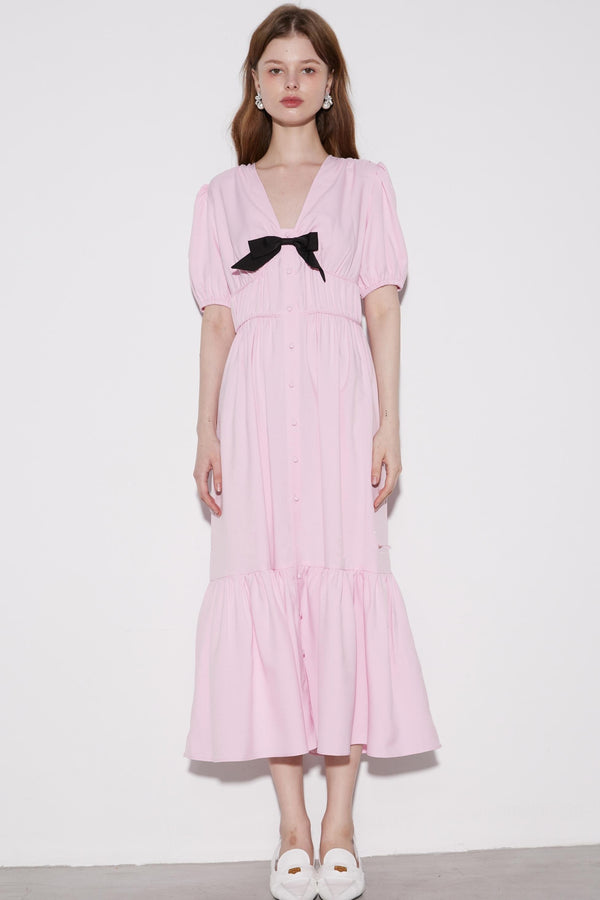 Bow Hem Summer Dress