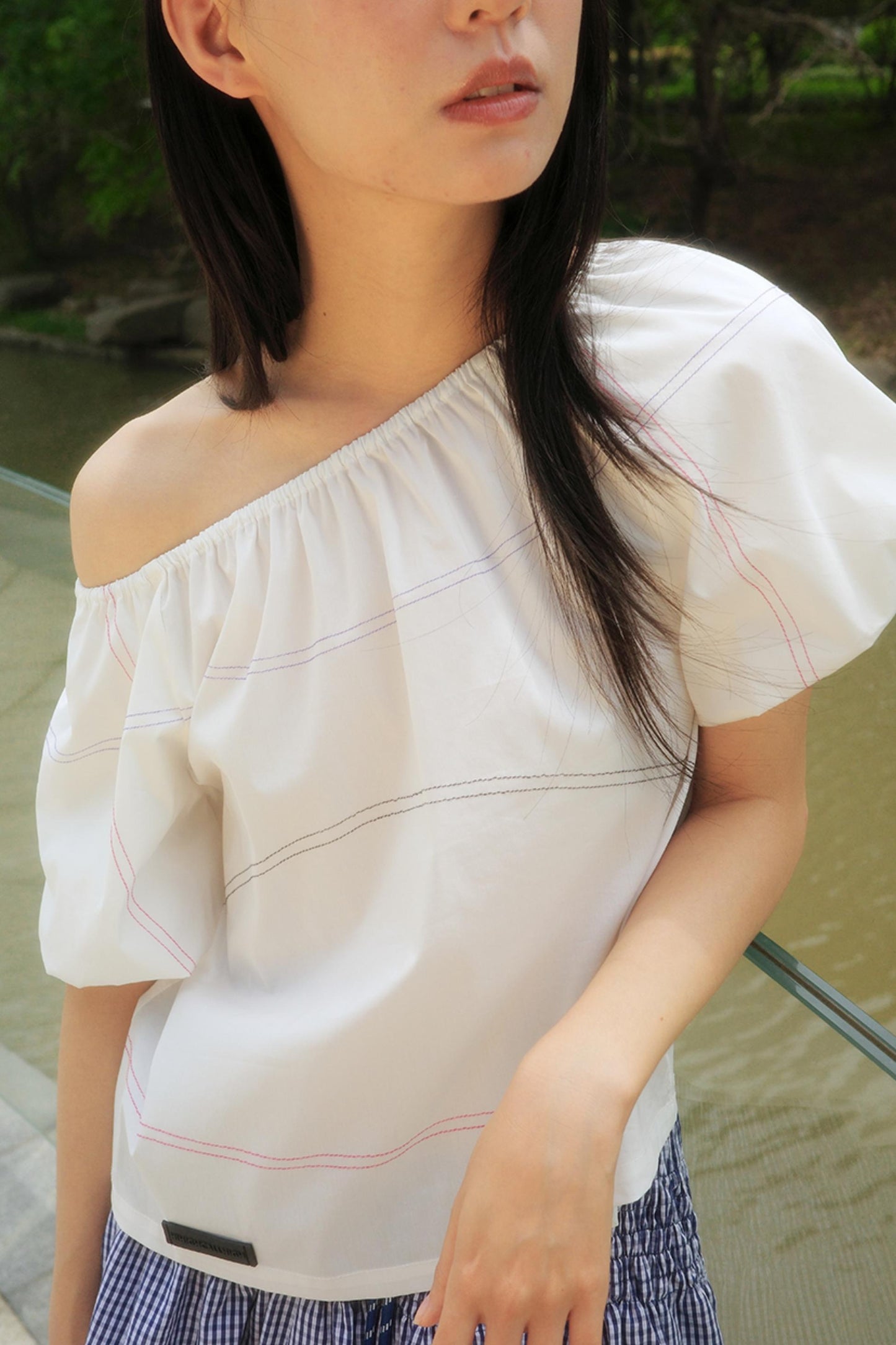 Blocked Neckline Tee