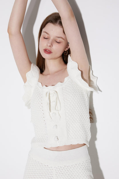 Ruffle Knit Top
