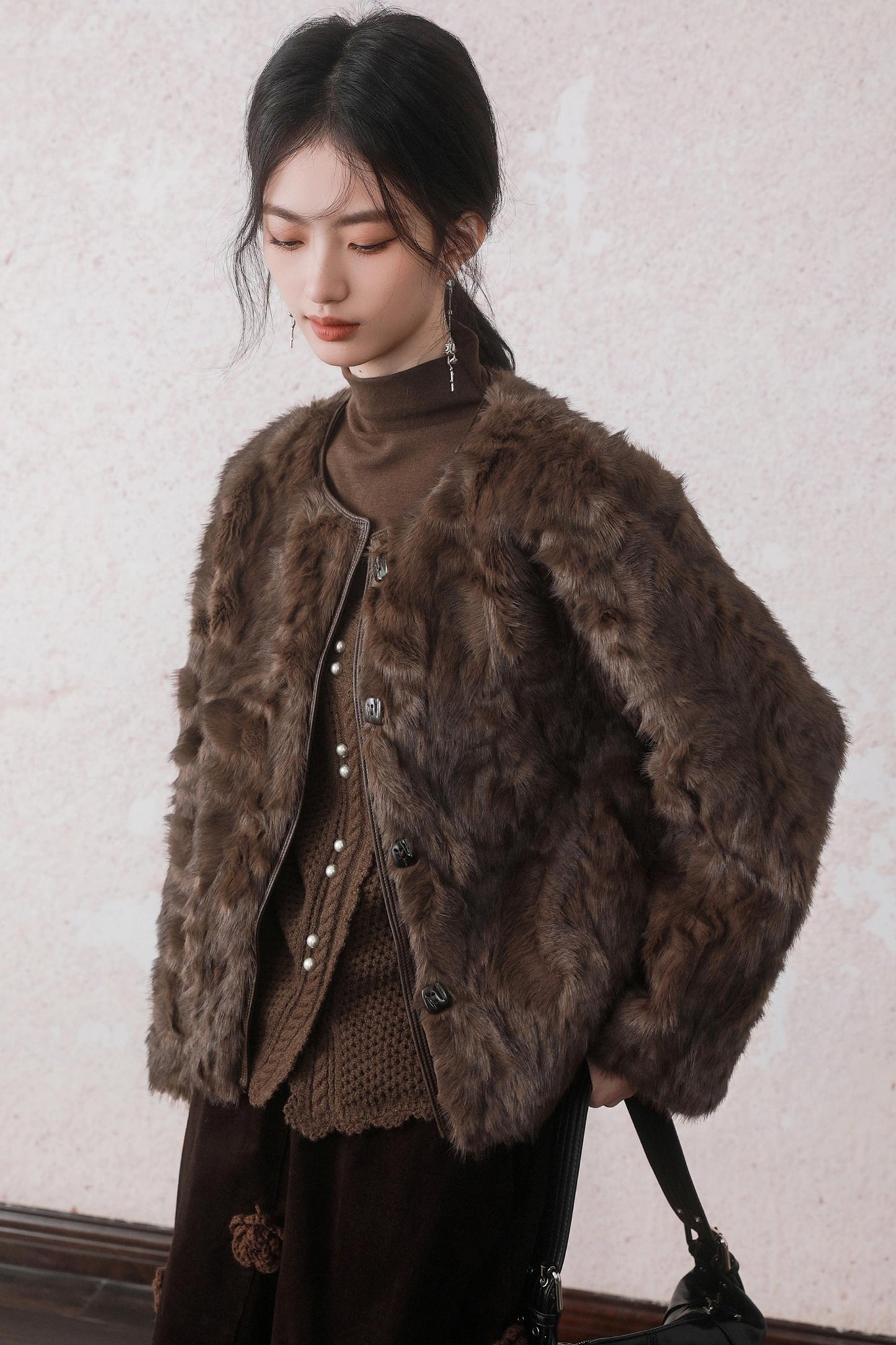 Eco-Friendly Fur Jacket