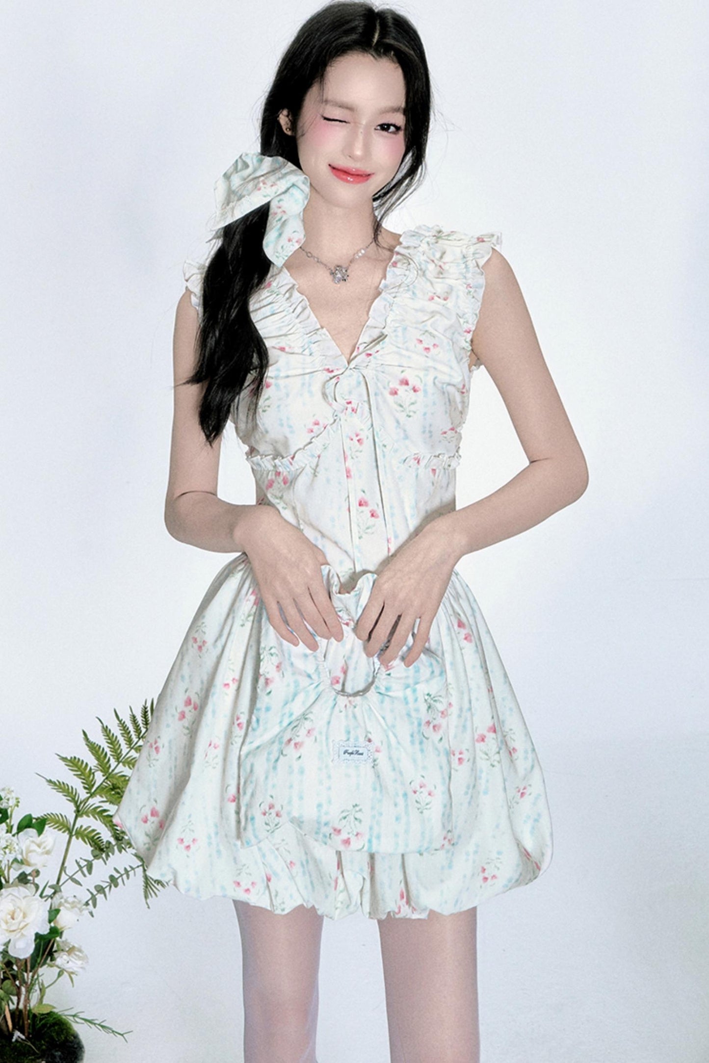 Charm Floral Hair Scarf