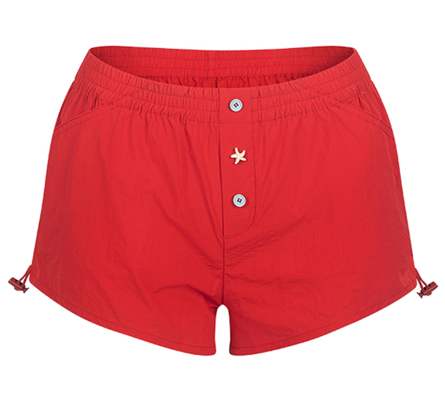 Summer Sweet Low-Rise Nylon Shorts