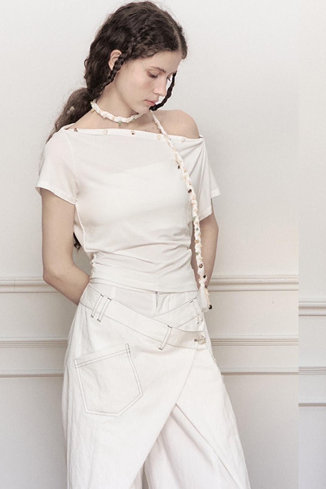 Irregular Gemstone Waist Chain