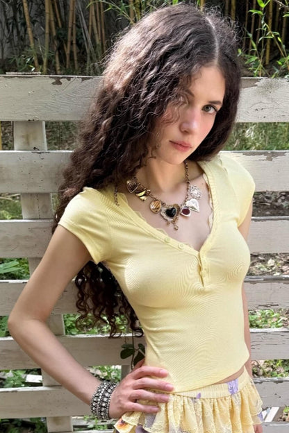 Floral Buttoned Blouse Set-Up