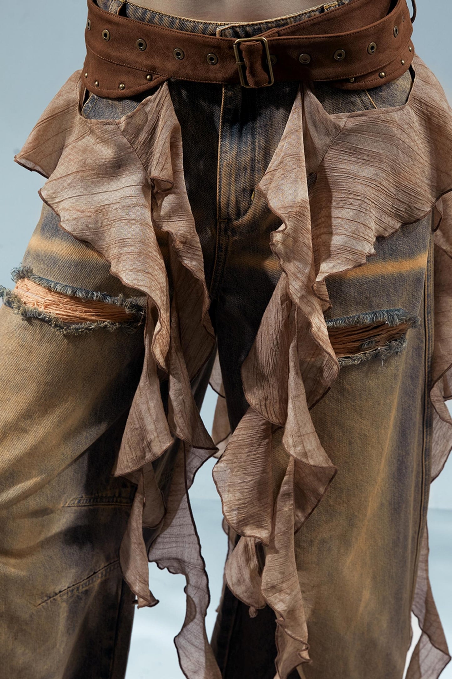 Ruffled Patchwork Curtains