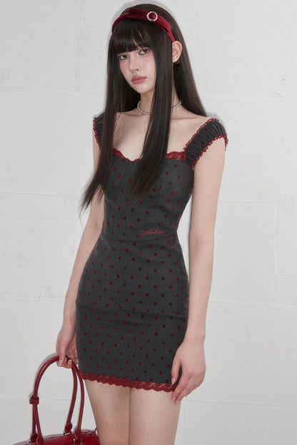 Romance Lace Halter Dress