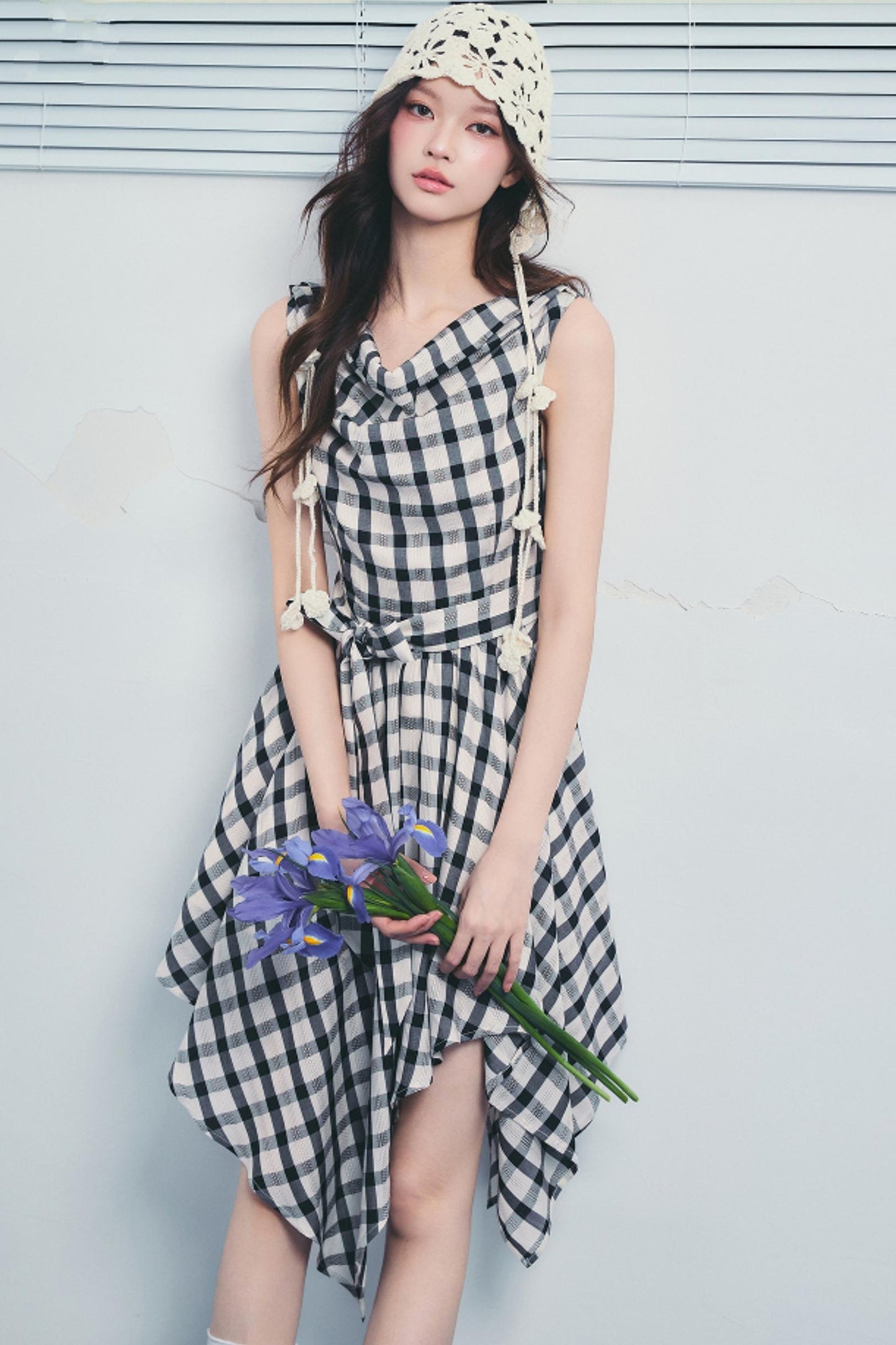 Forest End Plaid Swing Dress