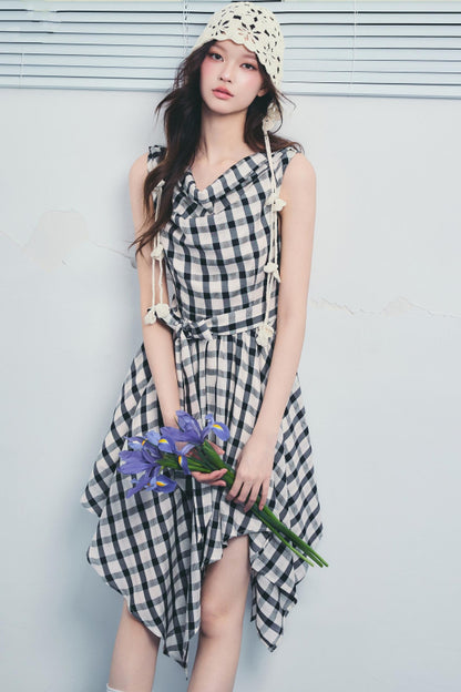 Forest End Plaid Swing Dress