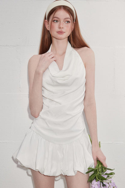 French Summer Puff Dress