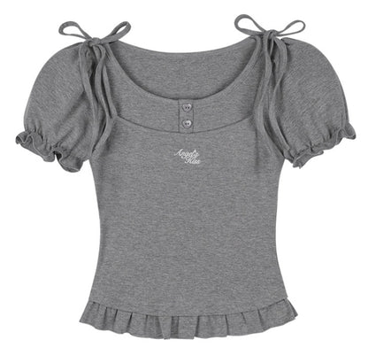 Sweet Lust Bubble Sleeve Top