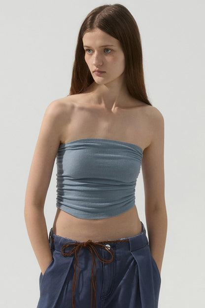 Oxygen Soft Knit Wrap Top