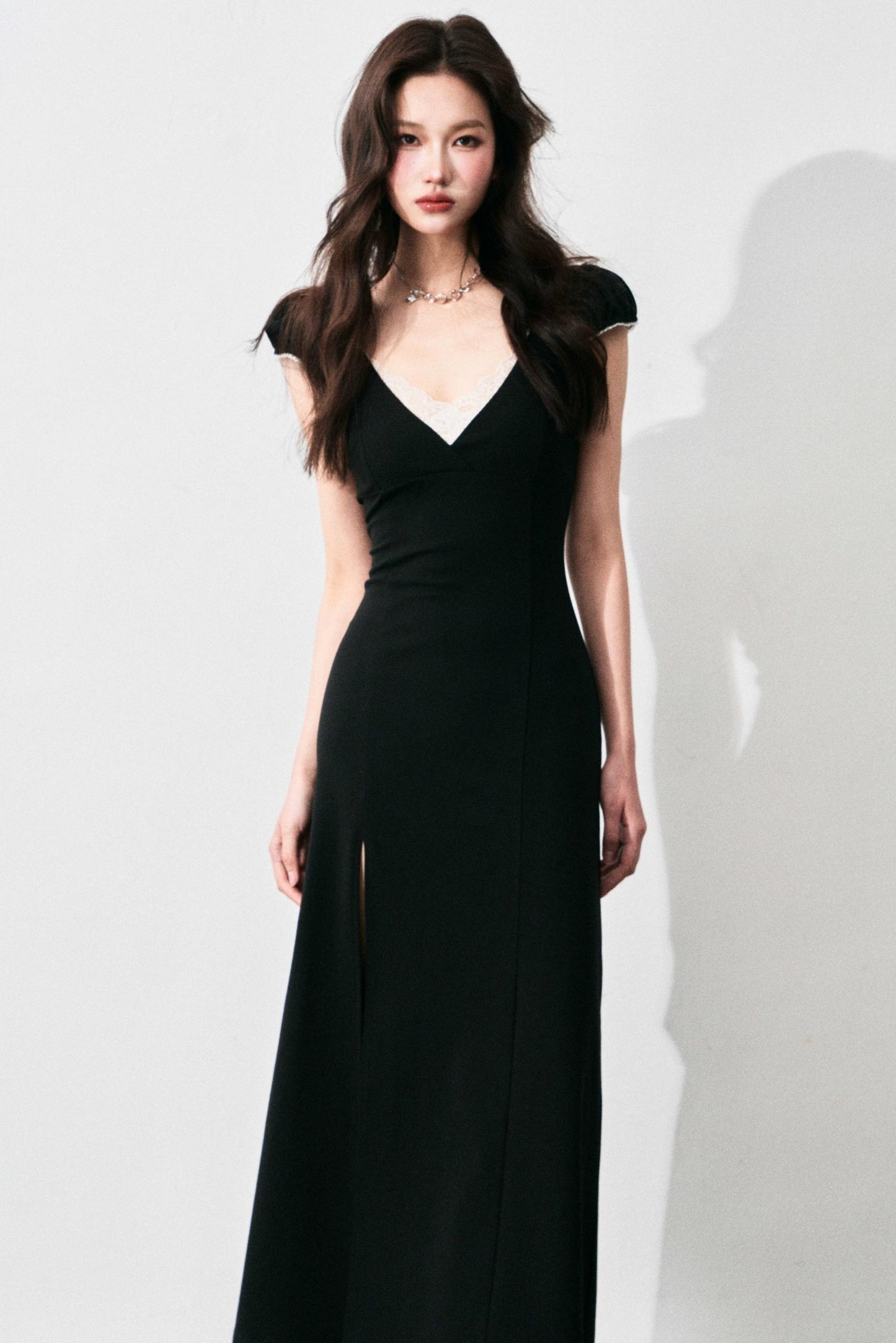 Retro Lace V-Neck Summer Dress