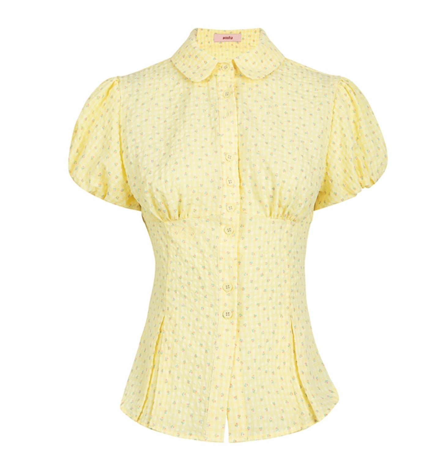 Sweetheart Puff Sleeve Shirt