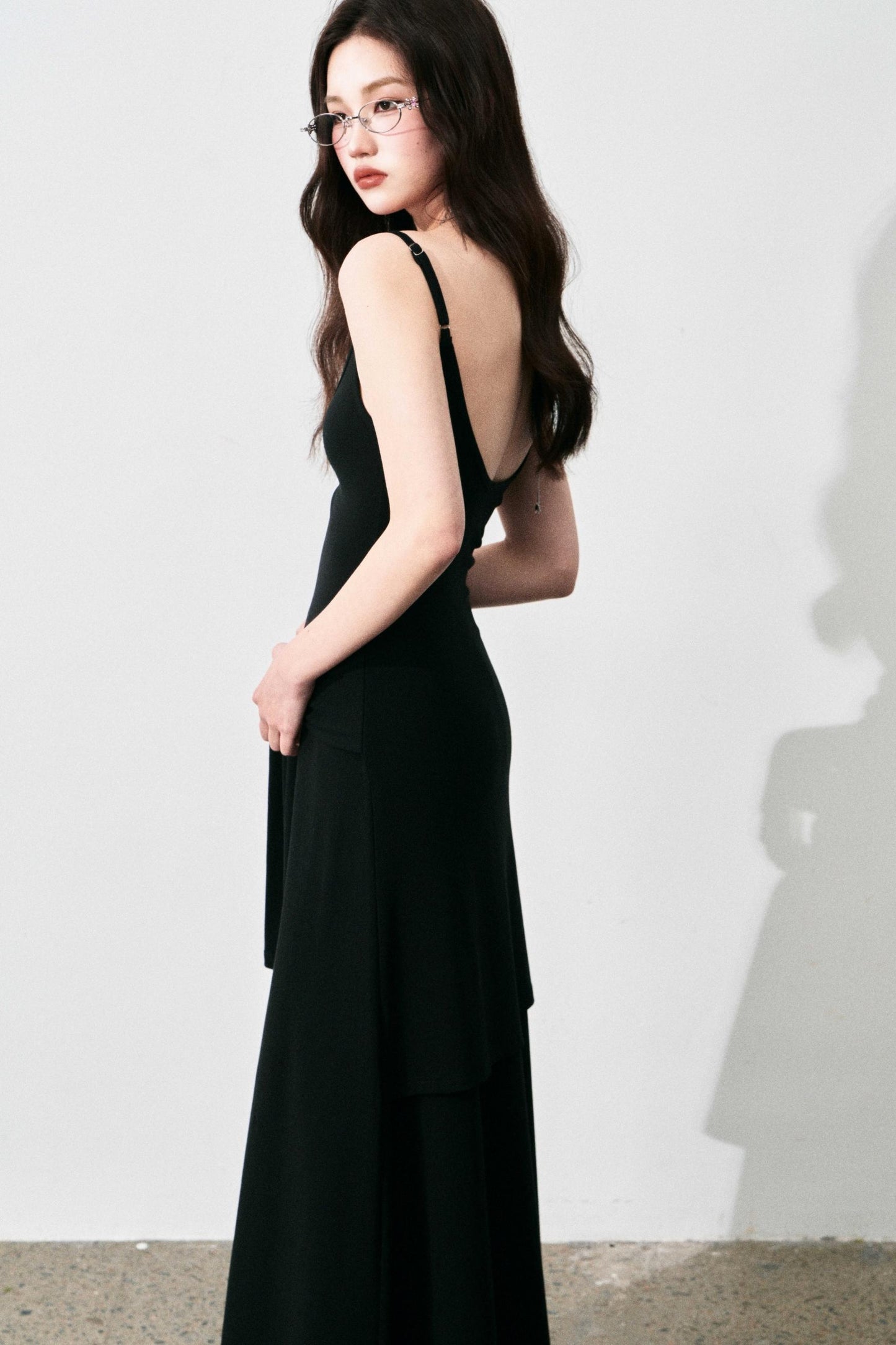 Tie-Waist Halter Maxi Dress