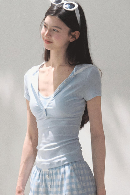 Touch Slim Fit Polo Top