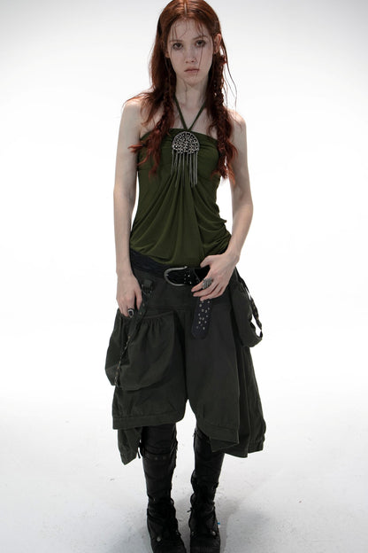 Vintage Utility Skirt