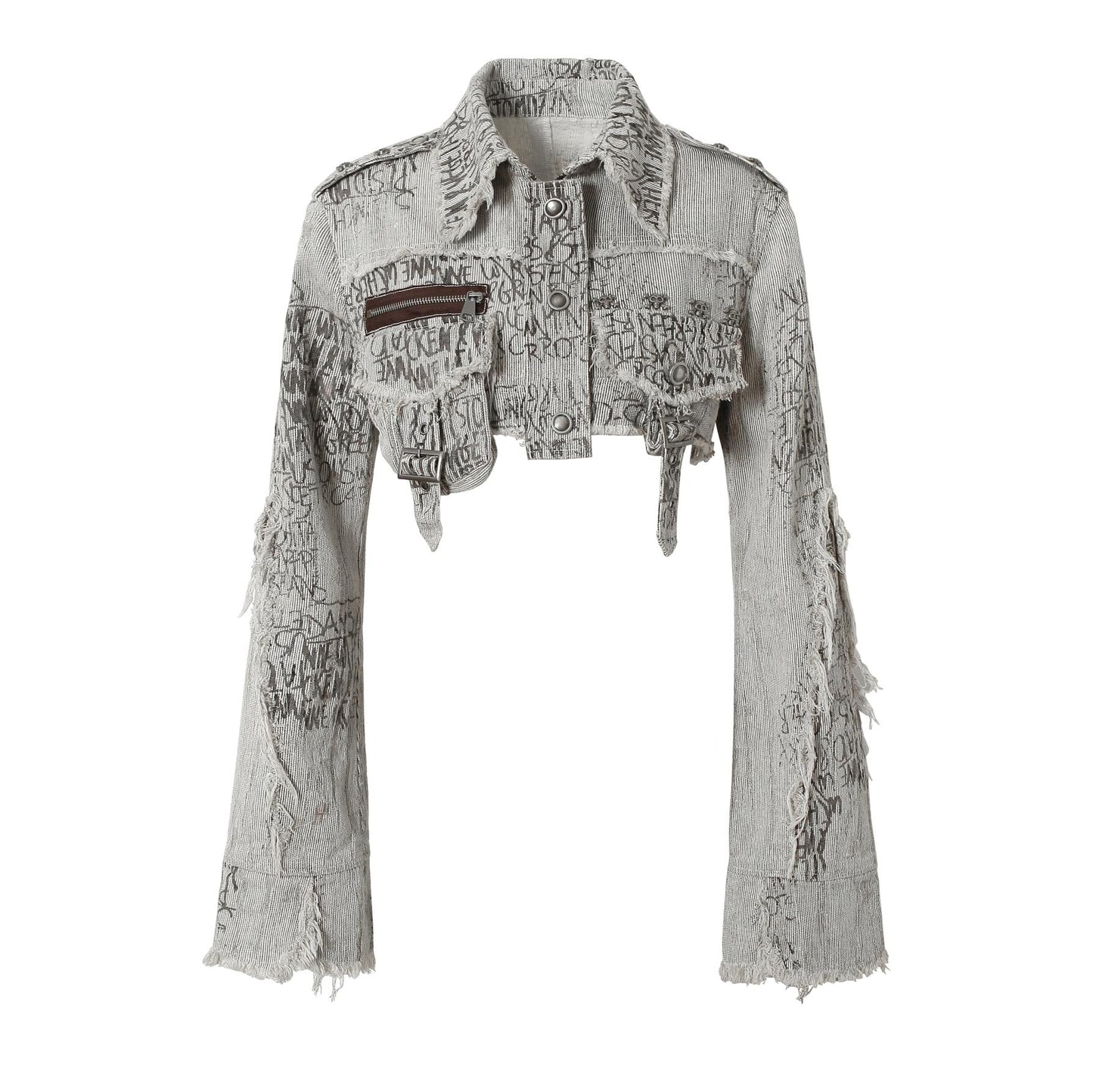 Striped Punk Work Jacket