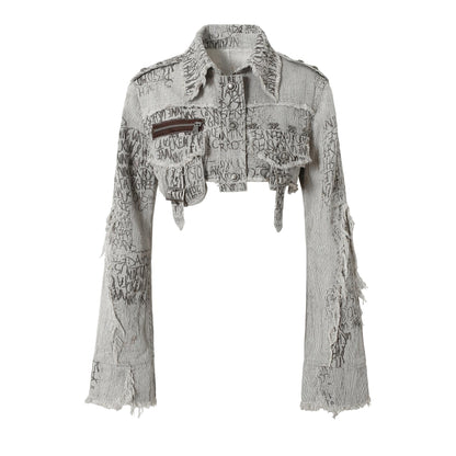 Striped Punk Work Jacket