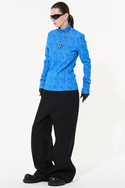 Minimalist Stand Collar Tee