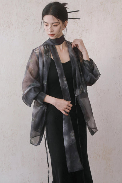 Purple Halo Mesh Jacket