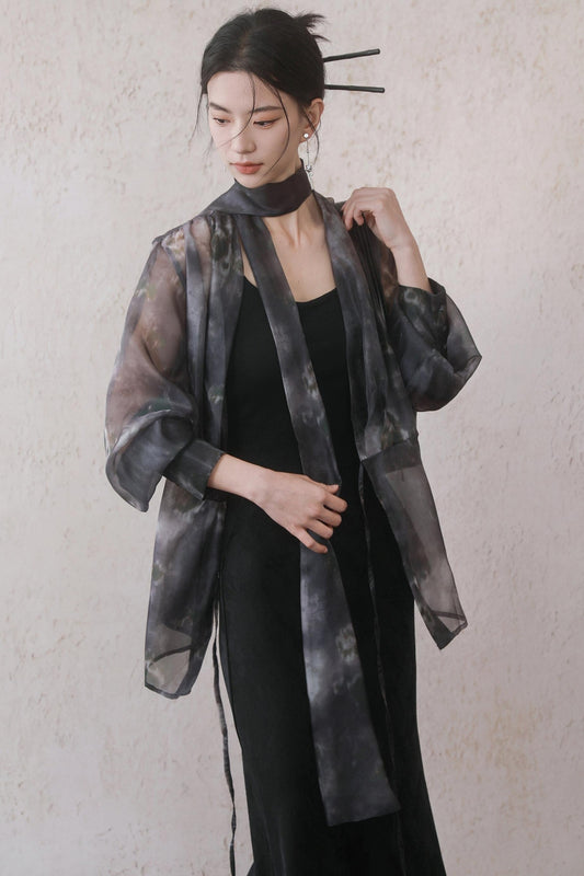 Purple Halo Mesh Jacket