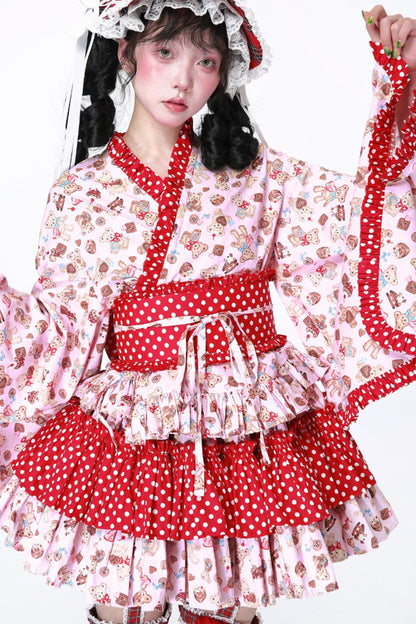 Retro Lolita Kimono Blouse