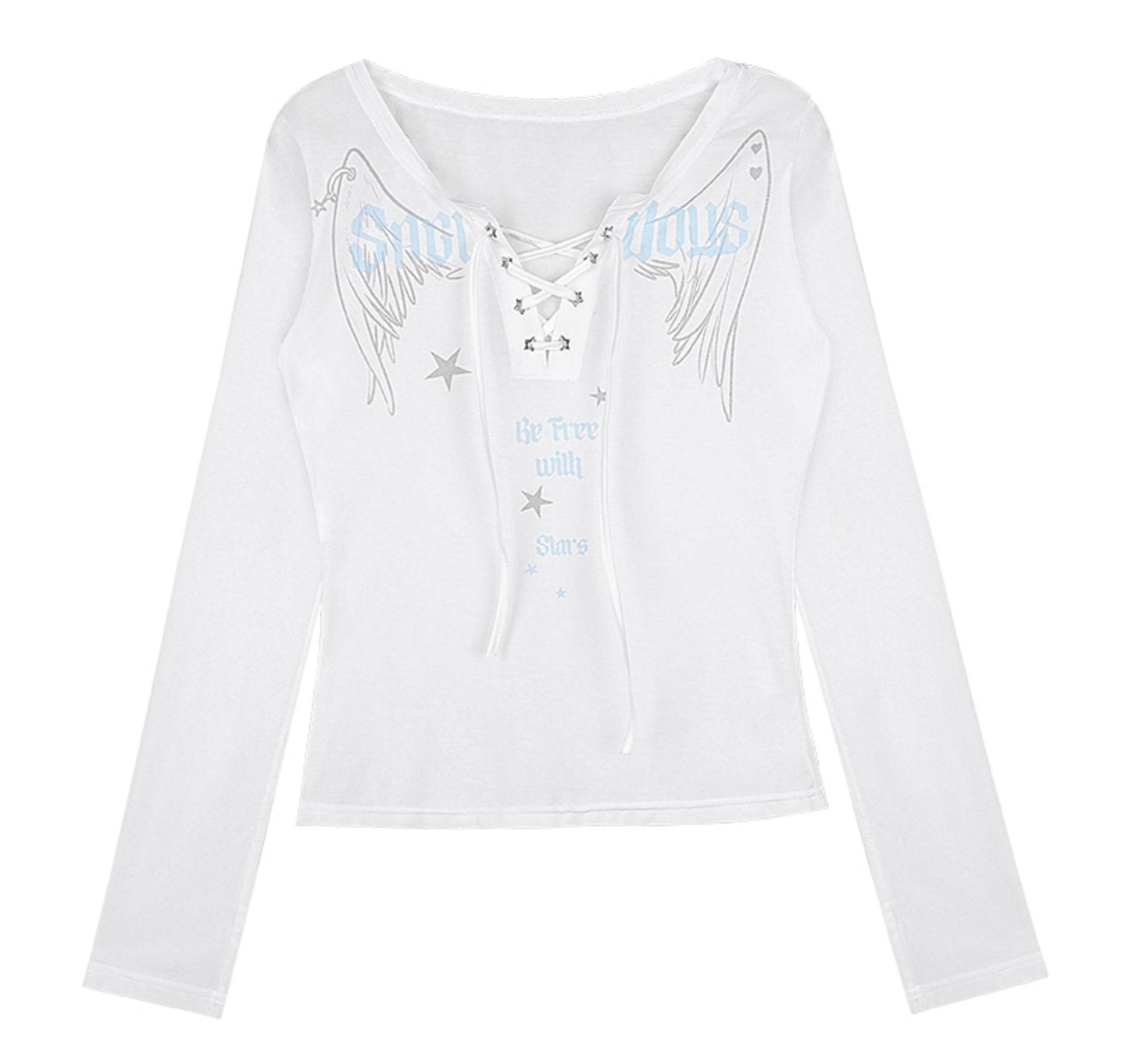 White Angel Wing Coverup Top Set-Up