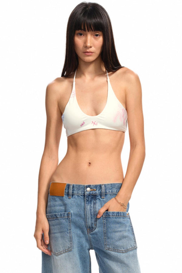 Lace-Up Coral Corset Tank