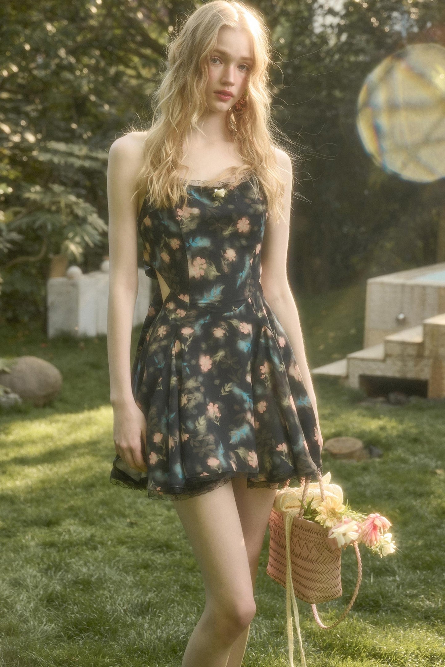 Green Lace Maxi Dress