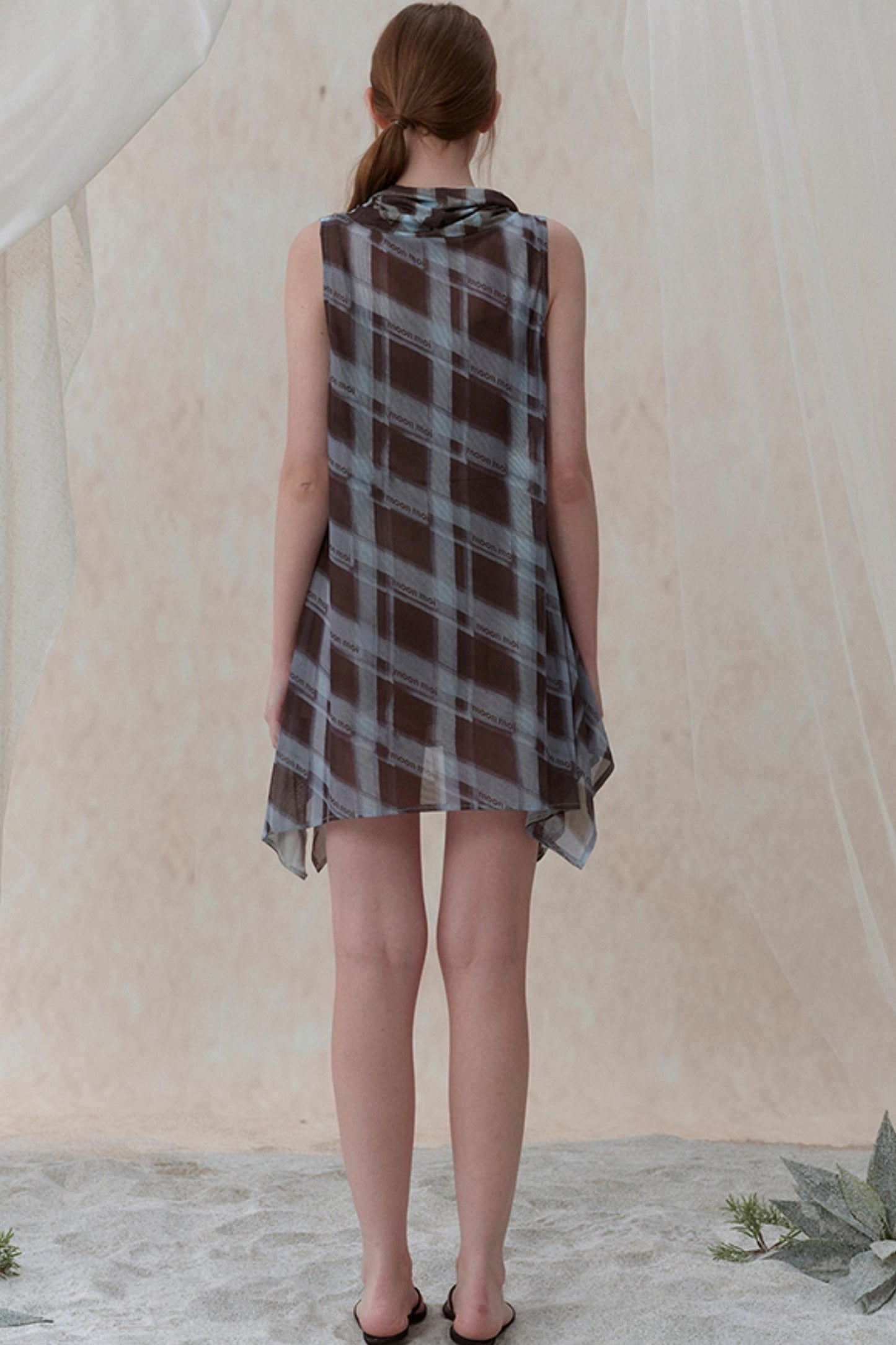 Vintage Plaid Swing Dress