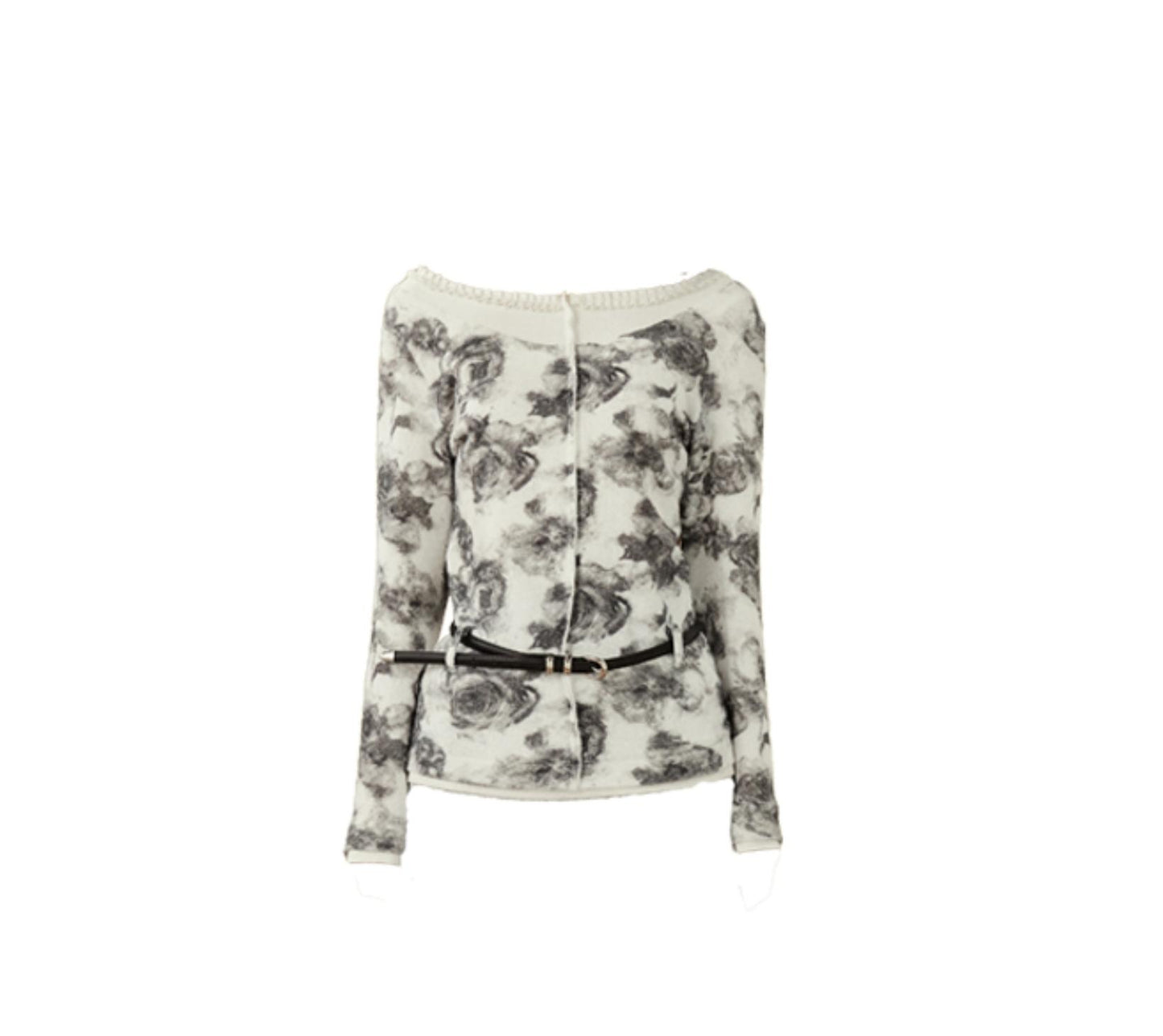 Purple White Duo Top