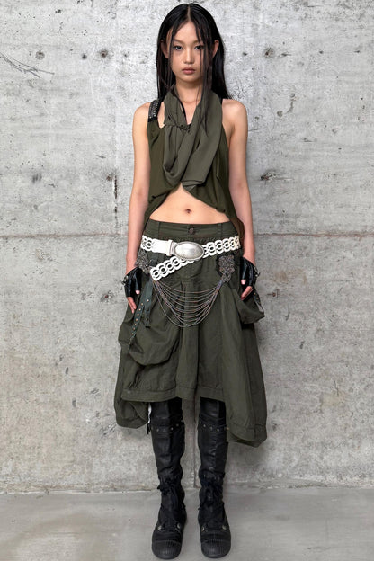 Vintage Utility Skirt