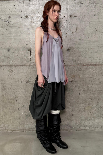 Metal-Studded Swing Tank Top