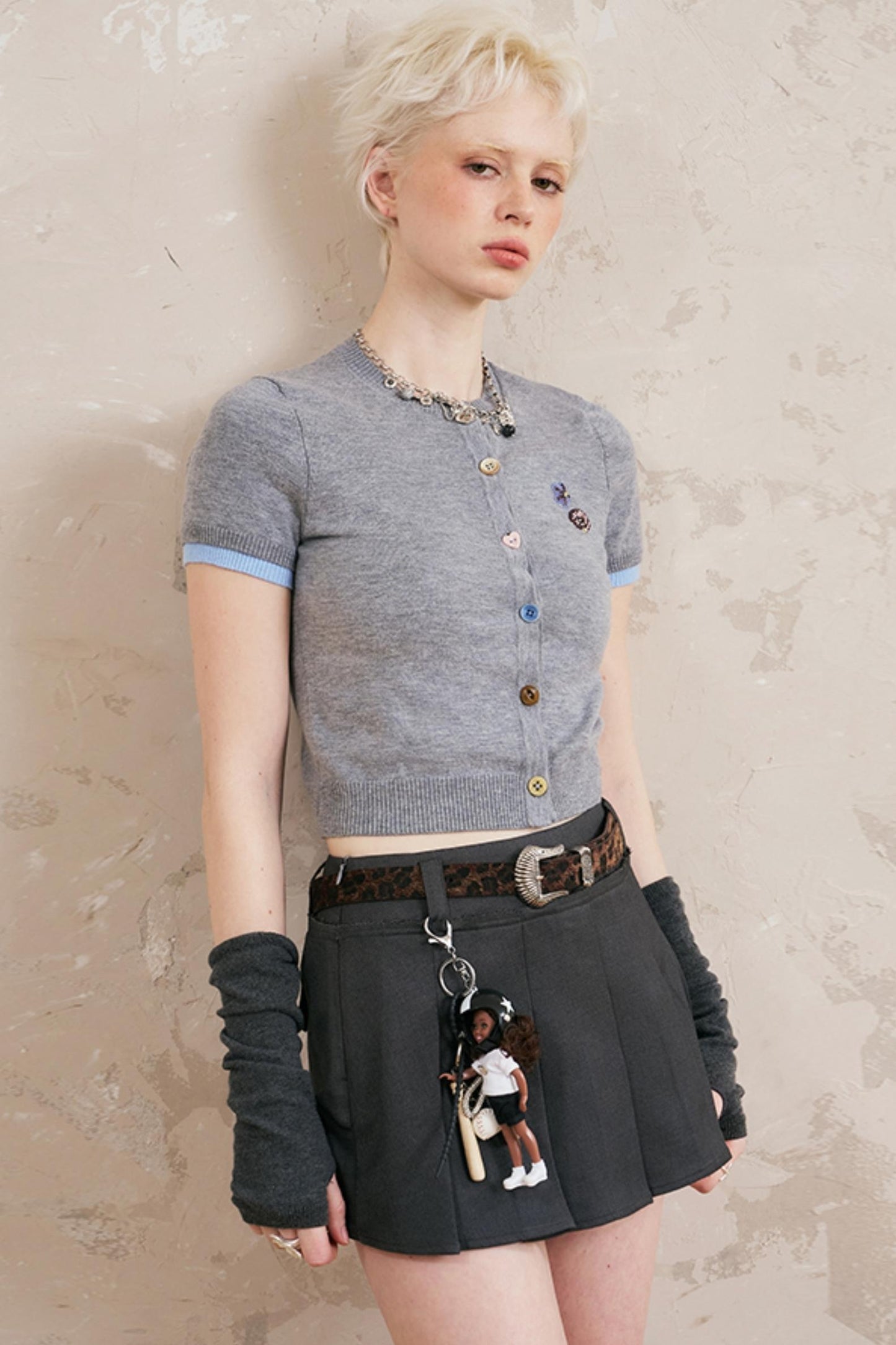 Starfish Bead Knit Cardigan