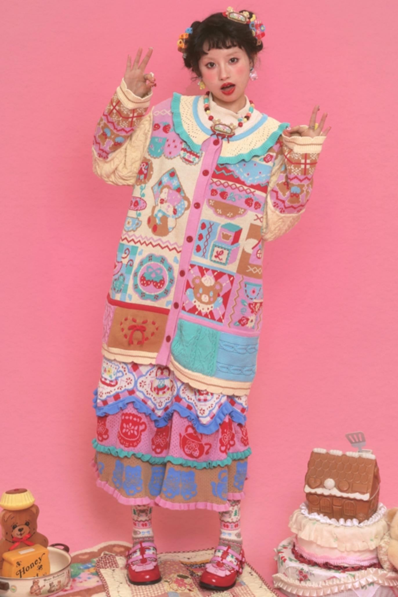 Multi-Piece Patchwork Sweater