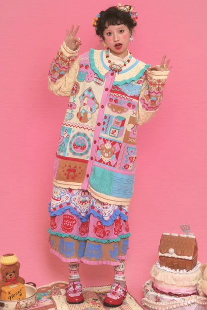 Multi-Piece Patchwork Sweater