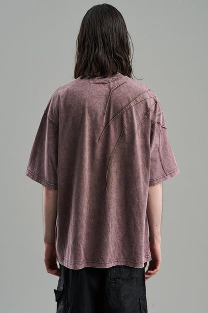 Pleated Asymmetrical Tee