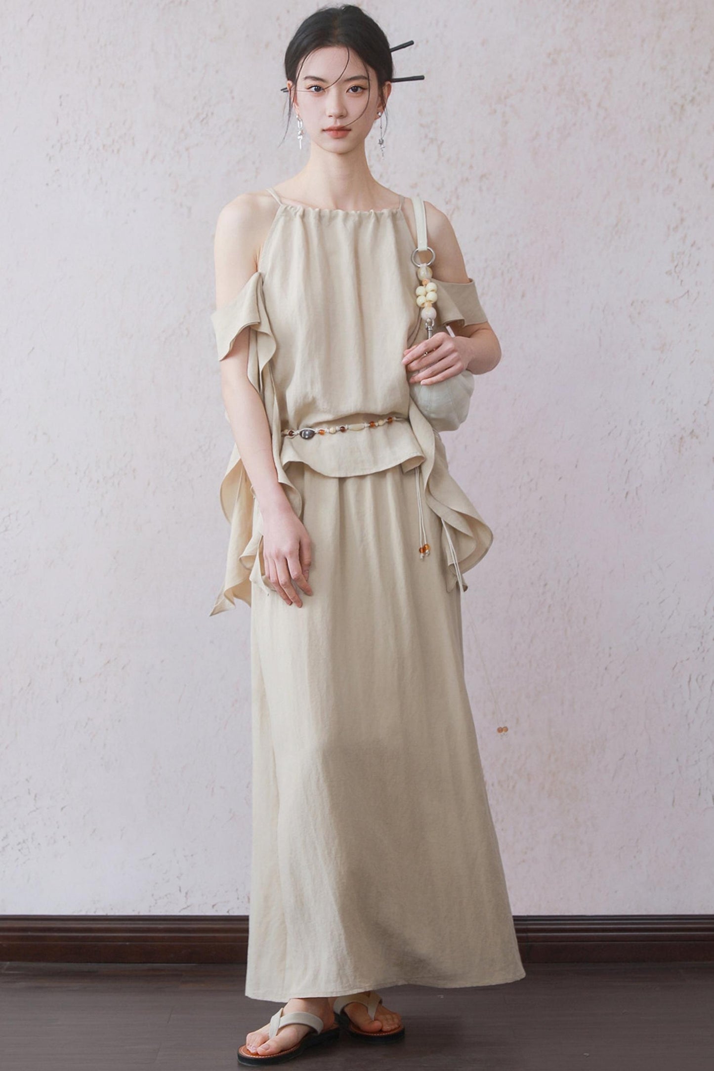 Ruffled Camisole Set