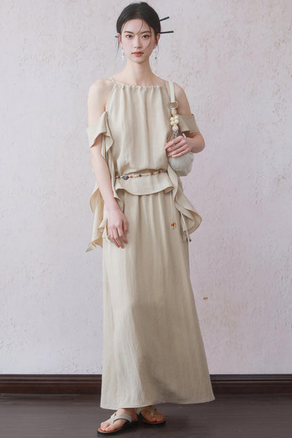 Ruffled Camisole Set